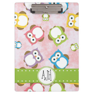 Porte-bloc Chouettes mignonnes, Chouette Motif, Chouettes col