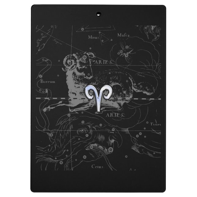 Porte-bloc Chrome Style Aries Zodiac Connexion Hevelius (Dos)
