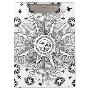 Porte-bloc Ciel Nocturne Antique Étoiles Solaires Zodiaque Mé