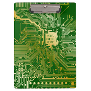 Porte-bloc Circuit Monogramme Motherboard Electronics Chip Te
