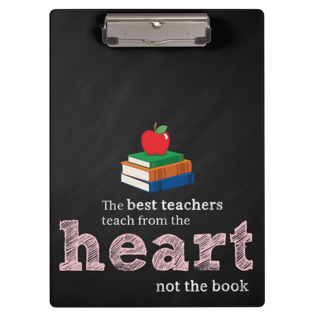 Porte-bloc Citation de l'enseignant (Devant)