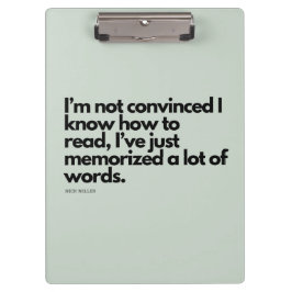 Porte-bloc Citation de Nick Miller