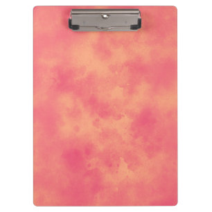 Porte-bloc Clair tempête, effet Cloud motif Peach