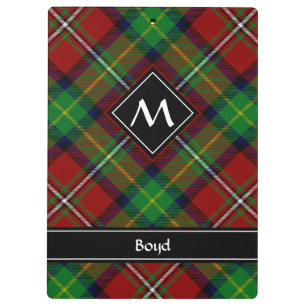Porte-bloc Clan Boyd Tartan