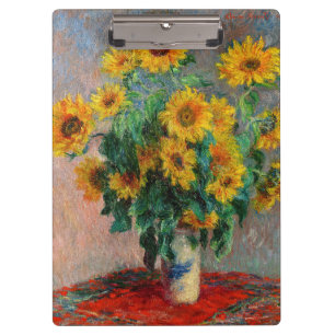 Porte-bloc Claude Monet - Bouquet de tournesols