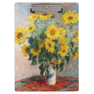 Porte-bloc Claude Monet Bouquet de Tournesols 1881 Art