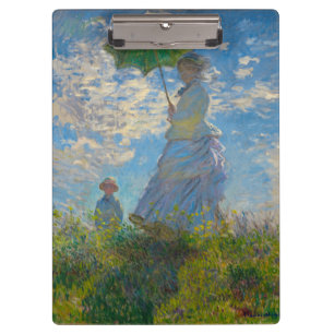 Porte-bloc Claude Monet Femme avec un parasol