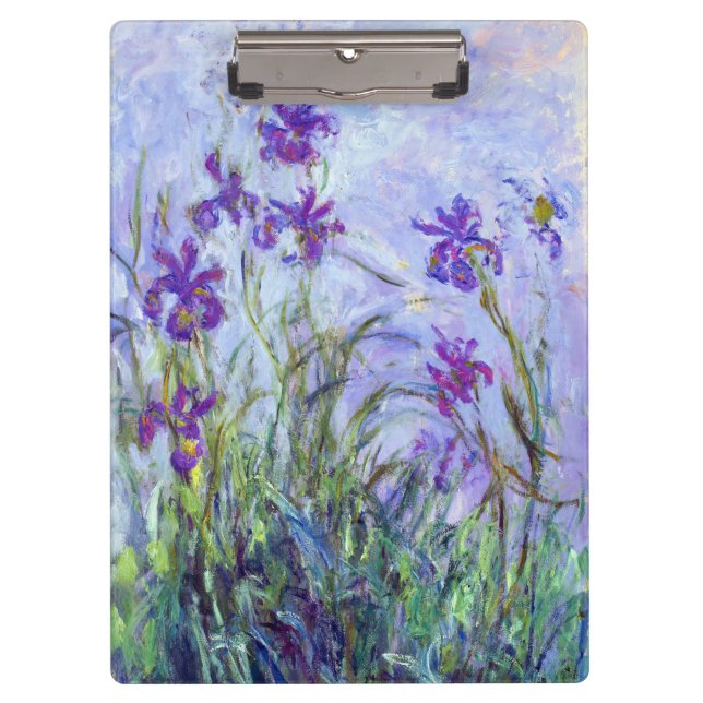 Porte-bloc Claude Monet - Lilac Irises / Iris Mauves (Devant)