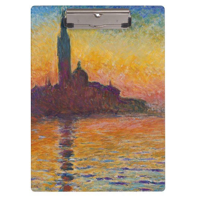 Porte-bloc Claude Monet - San Giorgio Maggiore à Dusk (Devant)
