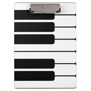 Porte-bloc Clavier de piano touches de nouveauté jumbo noir e