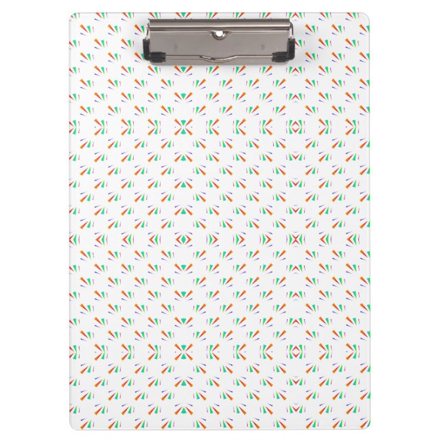 Porte-bloc clipboard with a repeating pattern  (Devant)