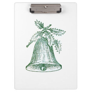 Porte-bloc Cloche de Noël avec Holly