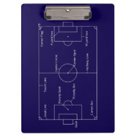 Coach Bleu et Blanc Soccer Personnalisé