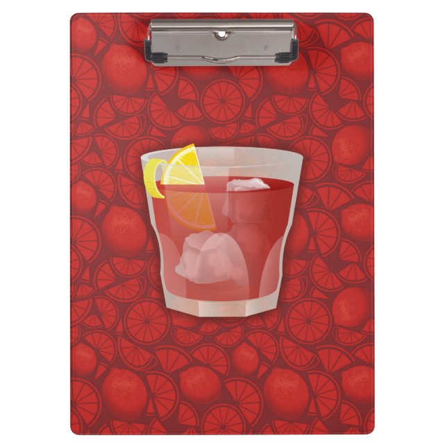 Porte-bloc cocktail Americano (Devant)