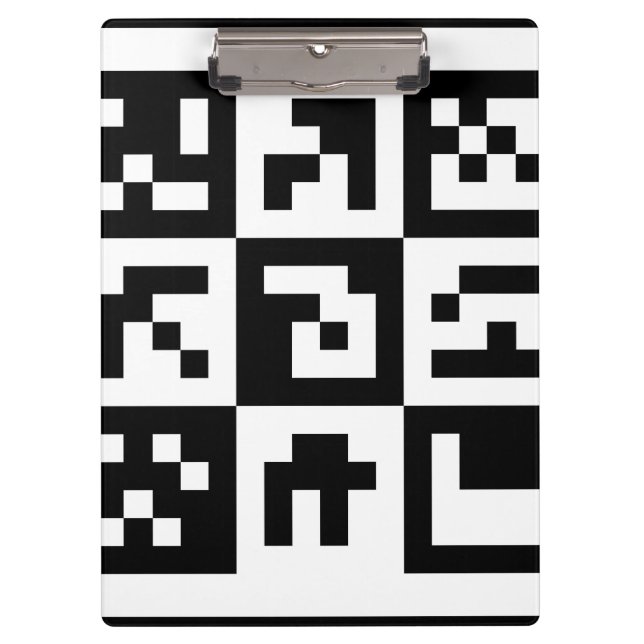 Porte-bloc code qr (Devant)
