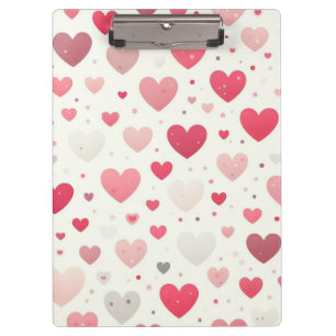 Porte-bloc Coeur coloré de la Saint Valentin