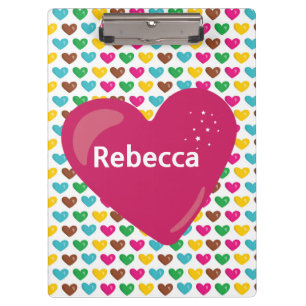 Porte-bloc Coeurs heureux