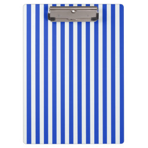 Porte-bloc Combinaisons de rayures bleu royal par Shirley Tay