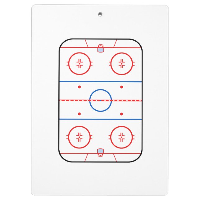 Porte-bloc Compagnon de match de hockey de diagramme de (Dos)