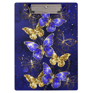 Porte-bloc Composition avec papillons Sapphire