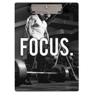 Porte-bloc CONCENTRATION - Exercice "Body building" Motivatio