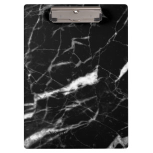 Porte-bloc Concepteur de marbre noir moderne personnalisé