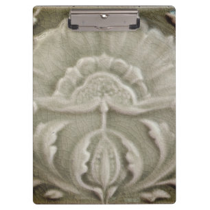 Porte-bloc Conception de carreau de fleur art nouveau jugends