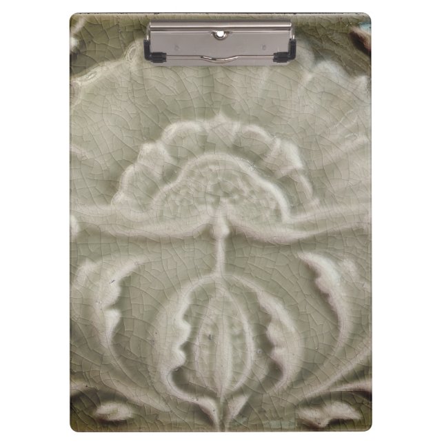 Porte-bloc Conception de carreau de fleur art nouveau jugends (Devant)