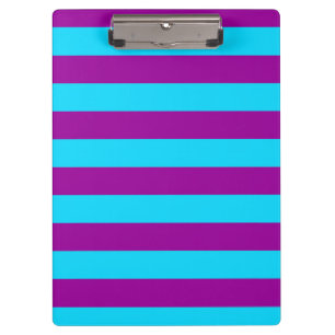 Porte-bloc Conception de rayures violettes bleues