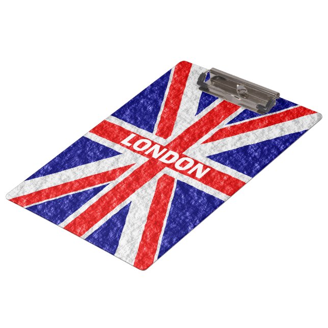 Porte-bloc Conception du drapeau Union Jack (Incliné)