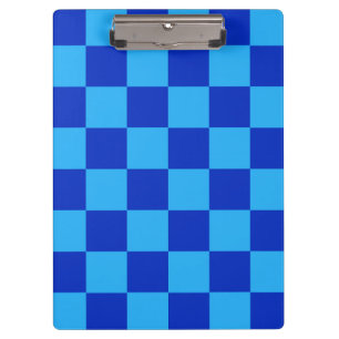Porte-bloc Conception du vérificateur bleu clair et foncé