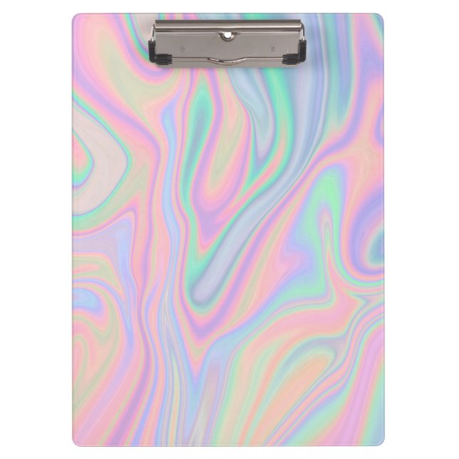 Porte-bloc Conception iridescente liquide de couleur de (Devant)