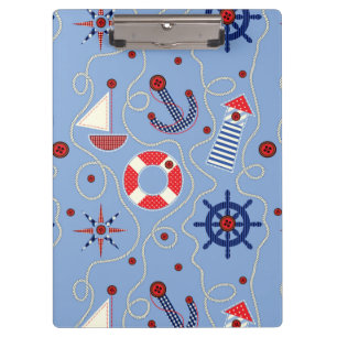 Porte-bloc Conception nautique de patchwork