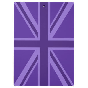 Porte-bloc Conception Union Jack violette