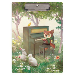 Porte-bloc Concert de piano forestier