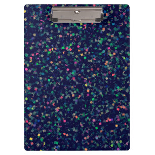 Porte-bloc Confettis multicolores de parties scintillantes