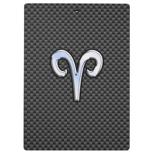 Porte-bloc Connexion Zodiac Aries au charbon de bois Impressi