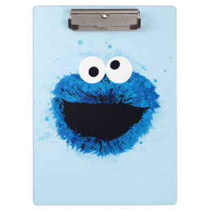 Porte-bloc Cookie Monster Tendance de l'aquarelle