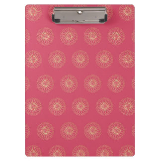 Porte-bloc Coral | Golden Zinnia Flower Medallions