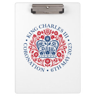 Porte-bloc Coronation du roi Charles III