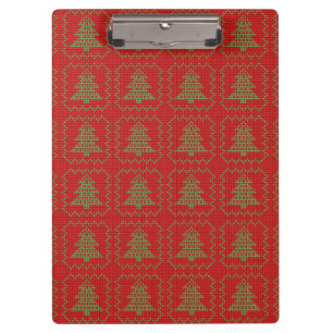 Porte-bloc Cosy sapin de Noël affreux pull à damiers motif