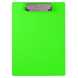 Porte-bloc Couleur solide verte néon | Classique