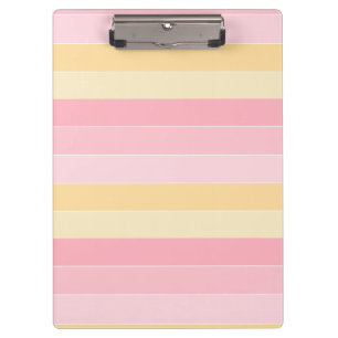 Porte-bloc Couleurs pastel Vanille rose Jaune Blanc tendance