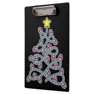 Porte-bloc Crânes gothiques Porte - bloc d'arbre de Noël