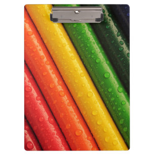 Porte-bloc Crayons de couleur arc-en-ciel