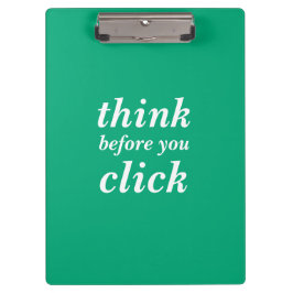Porte-bloc Create Your Own | think before you click |