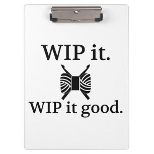 Porte-bloc Crochet ・ WIP It Good Crafts