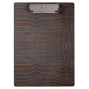 Porte-bloc Crocodile du Nil de châtaignes Texture Imprimer