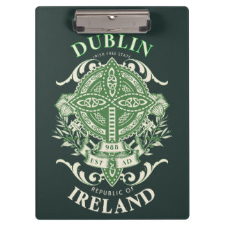 Porte-bloc Croix celtique irlandaise de Dublin