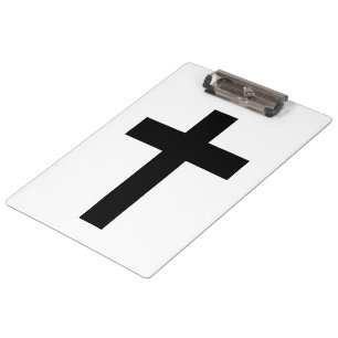 Porte-bloc Croix chrétienne